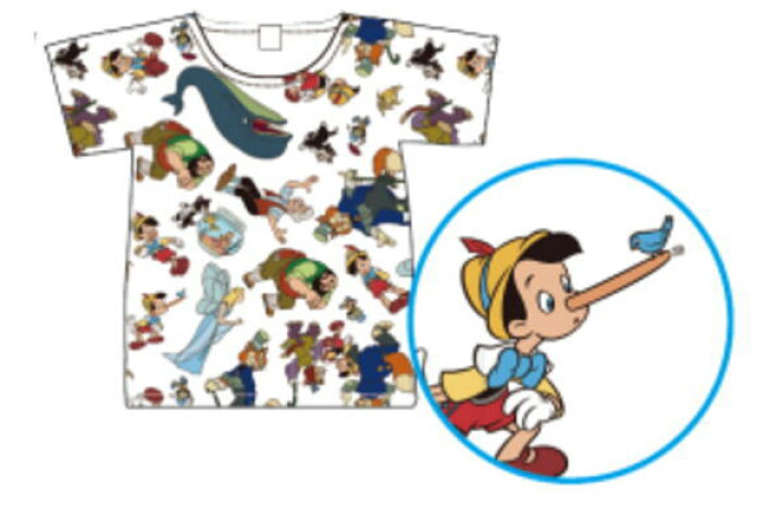 【送料無料】 【ディズニーキャラクター】Tシャツ【110】【パターン】【ピノキオ】【ディズニー】【映画】【アニメ】【シャツ】【ティーシャツ】【服】【衣服】【キッズ】【子供】【ファッション】【グッズ】 AOIデパート ディズニー ピノキオ シャツ 110サイズ