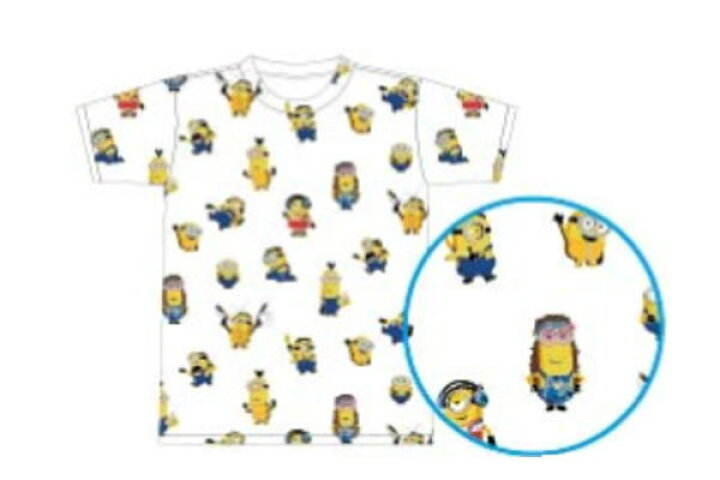 新品 110 100cm スチュアート フォトプリント ミニオン 半袖tシャツ 夏休み 夏物 映画ミニオンズフィーバーやusjにお勧め 男の子 綿100 大割引 ミニオン