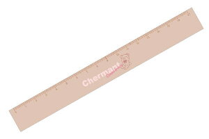 【オリジナル】スリム定規【17cm】【ココアブラウン】【文房具】【定規】【ものさし】【学校】【塾】【お勉強】【雑貨】【グッズ】