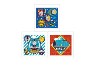 きかんしゃトーマス ハンドタオル3枚組ジョイフルトーマス 機関車 電車 アニメ Eテレ 映画 タオル たおる ミニタオル ハンカチ 3枚組 3枚セット 雑貨 グッズ