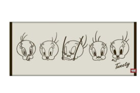 【送料無料】　　 ルーニー・テューンズ　フェイスタオルクラシックトゥイーティー　ワーナー　トゥイーティー　バッグスバニー　アニメ　アメリカ　アメキャラ　タオル　たおる　生活雑貨　グッズ