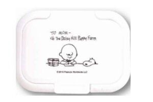【送料無料】  スヌーピー SNOOPY ミニフラップビタットミニ STUDY ピーナッツ ウッドストック すぬーぴー アニメ キャラクター ウェットティッシュ 蓋 ふた フタ ベビー用