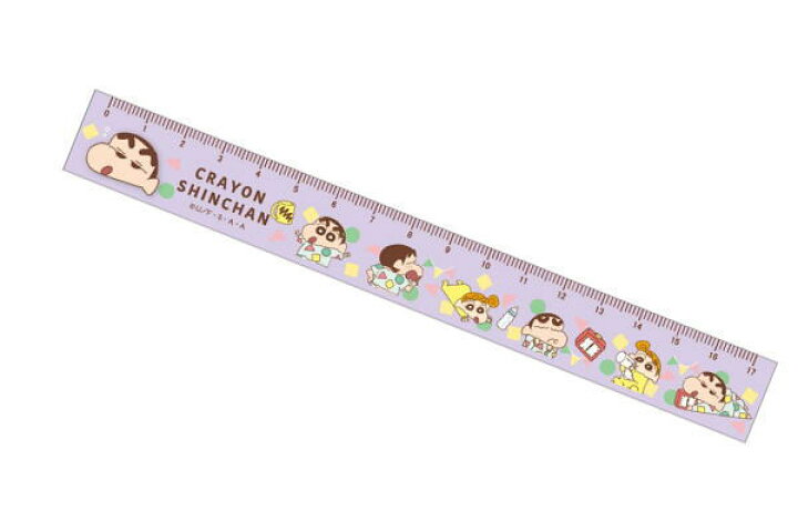 クレヨンしんちゃん グッズ ものさし 17cm 定規 シロとわたあめ アニメキャラクター