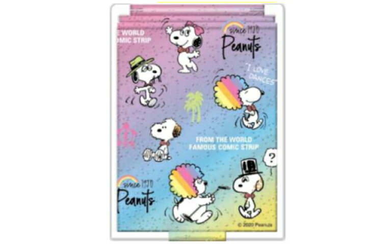 市場 スヌーピー キャラクター ピーナッツ ウッドストック 黒 すぬーぴー ブラック アニメ スクエアポーチ Snoopy