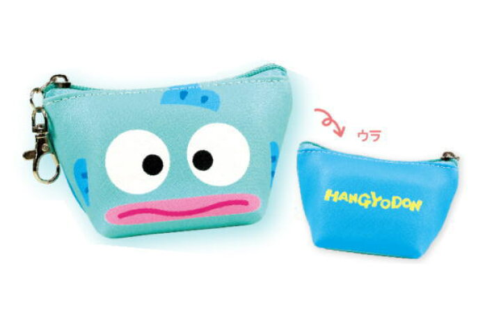 楽天市場 サンリオキャラクター 三角ミニポーチ フェイス ハンギョドン ハンギョ はんぎょどん はんぎょ 半魚人 魚人 サンリオ ポーチ ケース 整理 収納 小物入れ ミニケース 雑貨 グッズ かわいい ａｏｉデパート