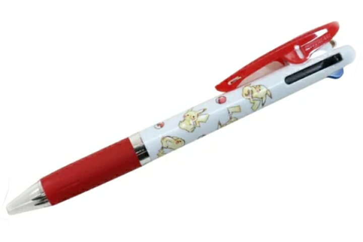 楽天市場 送料無料 日本製 ポケットモンスター ジェットストリーム3色ボールペン ちらし ピカチュウ ポケモン ゲーム アニメ 映画 テレビ ボールペン マーカー ペン 3色カラー 筆記具 文房具 学校 雑貨 グッズ