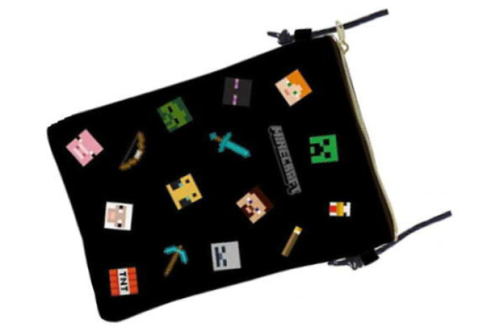 楽天市場 Minecraft マインクラフト 縦型ネックポーチ モチーフ マイクラ ブロック ゲーム ビデオゲーム ケース ポーチ 小物入れ ポシェット バッグ ショルダーバッグ ミニポーチ 収納 雑貨 グッズ かわいい