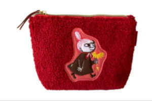 【ムーミン】【Moomin】ボアポーチ【リトルミイとお花】【ミイ】【リトルミイ】【アニメ】【絵本】【キャラクター】【ポーチ】【ケース】【小物入れ】【メイク】【化粧】【コスメ】【文