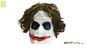 グッズ 45R26 ジョーカー マスク (ダークナイト/バットマン)かぶりもの Batman 仮装 パーティ バットマンの大人用マスク♪☆AOIコレクションのコスプレシリーズ♪コスプレ 衣装 コ