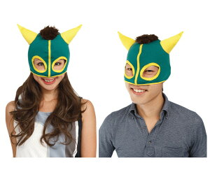 馬マスクグリーン サラブレット 干支 馬 ホース 競走馬 仮装 コスプレ 2014年の干支は馬♪競走馬風のマスク☆AOIコレクションのコスプレ♪コスチューム    大