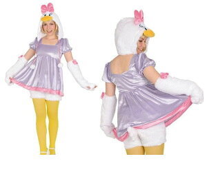 レディ 95R271 アダルト モコモコ デイジーダッグ (Disney)デイジー ディズニー 仮装 パーティ あったか素材でモコモコかわいい♪☆AOIコレクションのコス♪コスプレ 衣装 コスチュ