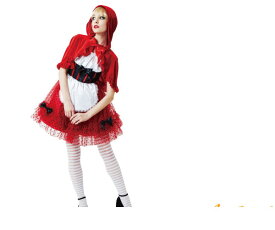 レッドフードガール赤頭巾ちゃん　童話　グリム　赤頭巾　ファンタジーの定番！可愛い赤ずきんのコスチューム☆AOIコレクションのコス♪コスプレ　衣装　コスチューム　　 　大 　ハロウィン　仮装　パーティ