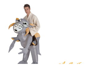 メンズ　88R9831　トントンTauntaun　スターウォーズ　STARWARS　かぶりもの　仮装　パーティ　恐竜に乗ってどこまでも行こう☆AOIコレクションのコスプレシリーズ♪コスプレ　衣装　コスチューム　 　大