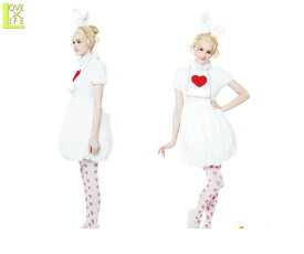 レディ　フラッフィーバニーガールふしぎの国のアリス　ウサギ　童話　グリム　仮装　衣装　コスプレ　コスチューム　ハロウィン　パーティ　イベント　かわいい　今年のハロウィンはかわいい衣装でかっこよく着こなし 目立っちゃいましょう