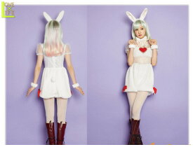 レディ　LLL　Baby Heart Bunny　ハートバニー　ウサギ　ラビット　AMO　ふしぎの国のアリス　仮装　衣装　コスプレ　コスチューム　ハロウィン　パーティ　イベント　かわいい　かわいい衣装でかっこよく着こなし AMOプロデュースのコスチュームブランド