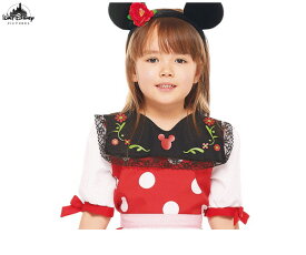 キッズ　チロリアンミニーS　ミニー　ミニーマウス　ドット　Disney　ハロウィン　コスプレ　コスチューム　衣装　仮装　かわいい