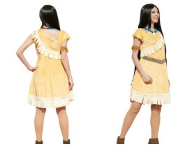 レディ　ポカホンタスPocahontas　ネイティブアメリカン　ディズニー　Disney　ハロウィン　コスプレ　コスチューム　衣装　仮装　集団仮装　かわいい