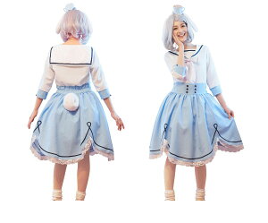 レディ シナモロール犬 シナモちゃん サンリオ ガール 仮装 衣装 コスプレ 集団コスプレ コスチューム ハロウィン パーティ イベント かわいい