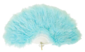 【ふわふわ羽扇子 水色】【衣装】【ハロウィン】【仮装】【コスプレ】【コスプレイヤー】【アニメ】【かわいい】【コンセプト】【kawaii】【推し】【推し活】【漫画】【Japan】【メイド