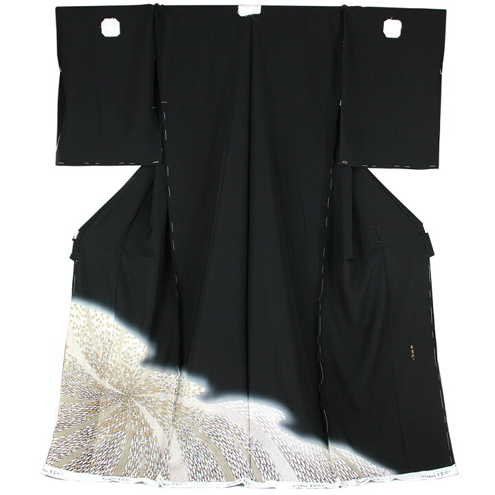 楽天市場】【展示品】 黒留袖 仮絵羽 -8- 東雲絞り 丹後ちりめん 絹100 