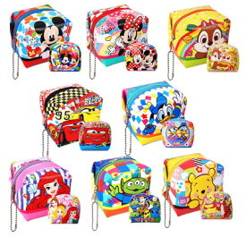 ディズニーオールスターカラフルCUBEポーチBC 8入【景品 おもちゃ 子供会 お祭り くじ引き 縁日 お子様ランチ】