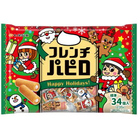 235gクリスマスフレンチパピロ（標準34個入）【駄菓子 通販 おやつ 子供会 景品 お祭り くじ引き 縁日】