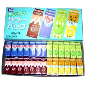 サワーパック 50入【駄菓子 通販 おやつ 子供会 景品 お祭り くじ引き 縁日】