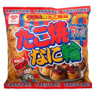 リスカ うまい輪たこ焼き味20g 30袋入【駄菓子 通販 おやつ 子供会 景品 お祭り くじ引き 縁日】