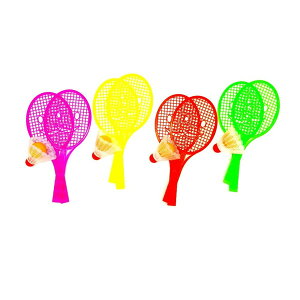 ニコニコバドミントンセット 12入【景品 おもちゃ 子供会 お祭り くじ引き 縁日 お子様ランチ】