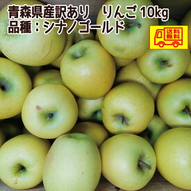 青森県産　りんご　ご家庭用　シナノゴールド10kg　パック詰め　送料無料！