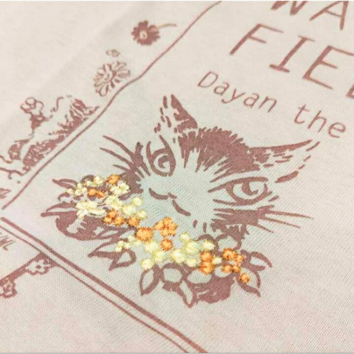楽天市場】ダヤン 服 Tシャツ わちふぃーるど 長袖T ミモザ 刺繍 FG 