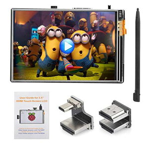 OSOYOO HDMI 3.5C`LCDfBXvC j^[ ^b`XN[ Raspberry Pi 4 8GB 4GB 2GB 3 2 Model B ɑΉ (3.5" HDMI LCD)