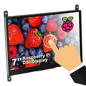 OSOYOO 7インチTFT タッチスクリーン DSIコネクタ LCDディスプレイモニター 800×480解像度 ラズベリーパイ2 3 3B+ raspberry pi 4 用 日本語説明書付き