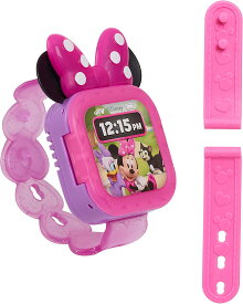 【並行輸入品】 ミニーマウス スマートウォッチ 腕時計 ピンク 光る ミニー プリンセス 可愛い おしゃれ おままごと おもちゃ 子供 赤ちゃん ベビー なりきり ごっこ遊び 誕生日 クリスマス 女の子 男の子 Just Play Minnie Mouse Play Smart Watch, Pink
