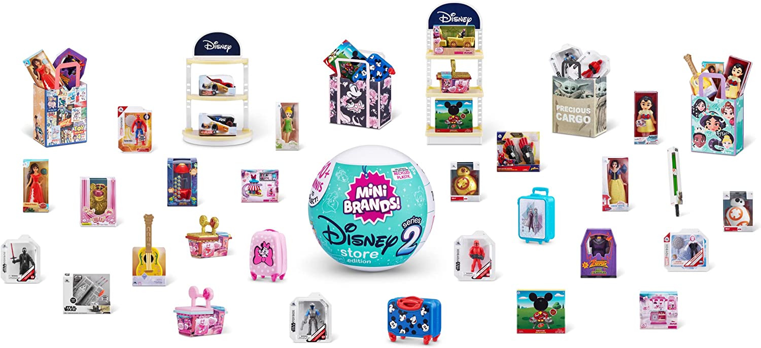  Surprise 2個セット ミニブランズ Disney ディズニー ストア 限定品 シリーズ2 サプライズ カプセル ファイブ 玩具 コレクション おもちゃ クリスマス 誕生日 大人 子供 女の子 男の子 Surprise Disney Mini Brands Collectible Toys by ZURU Great