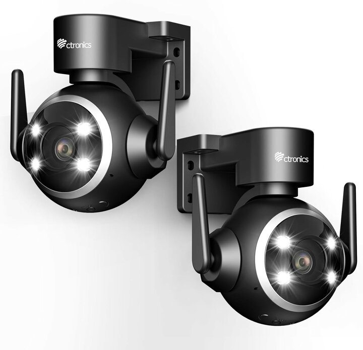楽天市場】Ctronics 防犯カメラ 屋外 セット 5GWi-Fi 自動追跡 AI検知 