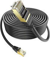 LANケーブル 100m 屋外用 ランケーブル PoE対応 CAT6準拠 コネクタ付き カテゴリ6 業務用(ブラック)