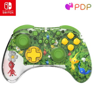 ysAiz Switch sN~ CX v Rg[[ / PDP REALMz Pikmin Wireless Nintendo Switch Pro Controller