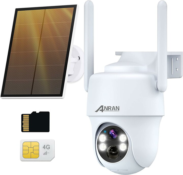 楽天市場】【最新4G防犯カメラ・wifi不要・SIM/SDカード内蔵】ANRAN 4g 