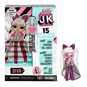 ysAiz LOLTvCYIJK V[Y1 JK Diva LOL GI[G ւ l` ̎q  ߋt@bV h[ L.O.L. Surprise! JK Diva Mini Fashion Doll with 15 Surprises