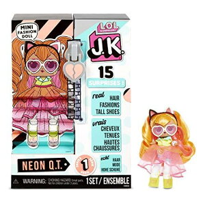 LOLサプライズ！JK シリーズ1 JK Neon LOL エルオーエル 着せ替え 人形 女の子 おもちゃ 玩具ファッション ドール L.O.L. Surprise! JK Diva Mini Fashion Doll with 15 Surprises
