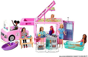 ysAiz o[r[ h[Lp[ 3WAY yւl`EnEX zynEXAANZT[tzy3~z GHL93 3-in-1 h[LsOJ[?Barbie 3-in-1 DreamCamper Vehicle, approx. 3-ft