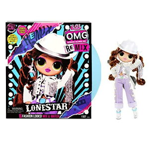 ysAiz LOLTvCYI OMG oVer. l` [X^[ ~bNX t@bV h[ L.O.L. Surprise! O.M.G. Remix Lonestar Fashion Doll ? 25 Surprises with Music
