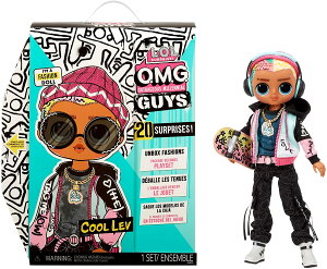 ysAiz LOLTvCYI OMG Z Guys N[u LOL GI[G ւ l` ̎q  ߋt@bV h[ LOL Surprise OMG Guys Fashion Doll Cool Lev with 20 Surprises Including S