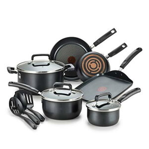 ysAiz T-fal eBt@[ VOl`[ mXeBbN 12s[XZbg  Zbg tCp  Zbg Signature Nonstick 12-Piece Cookware Set