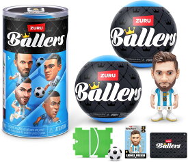 ZURU FIFAワールドカップ2026 Ballers シリーズ1 2パック 公式ライセンス サッカー フィギュア サプライズトイ ごっこ遊び ままごと おもちゃ 誕生日 クリスマス 女の子 男の子【並行輸入品】FIFA World Cup 2026™ Ballers Series 1 2 Pack by ZURU