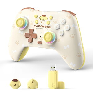 �|���|���v���� Switch�R���g���[���[ ���C�����X Bluetooth 2.4G RGB���C�g �z�[���G�t�F�N�g �W���C���U���Ή� Nintendo Switch PC iOS Android �X�C�b�` �������V�� �܂܂��� �������� �a���� �N���X�}�X 