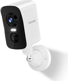 【100%ワイヤレス】fanxiang 防犯カメラ 家庭用 強化AI識別 録画機能付き 監視カメラ 屋外 屋内 室内 玄関 スマホ連動 電池式 電源不要 取付簡単 ネットワークカメラ 設置自由 IP65防水 AI人体検知 PIRセンサー 自動録画 動体検知 LED威嚇 双方向通話 Wi-Fi接続 クラウド