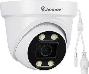 �y4K�猟�m�E130°����p�zJENNOV �h�ƃJ���� POE ���O �h�� POE�^��@�Ƒg�ݍ��킹��p�̃J���� 800����f �h�[���J���� ���݃J���� �P�i���p�s�� ��ԃJ���[�B�e poe���d �o�����ʘb IP67 ���O�h��