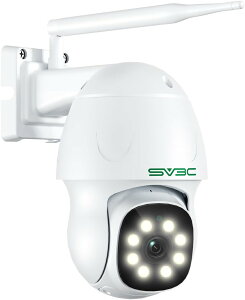 SV3C 防犯カメラ 屋外 ワイヤレス 800万画素 2.4/5G対応 無線 屋外カメラ ptzカメラ 夜間カラー撮影 自動追跡 動体検知 人体検知 スマホ通知 双方向音声 パソコン対応 ios android windows対応
